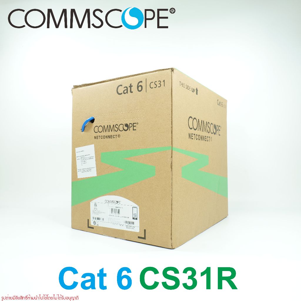 CS31R BLU C6 4/23 U/UTP RIB 305M COMMSCOPE CAT6 COMMSCOPE K-S2 NETCONNECT CS31R CAT6 884023394/10