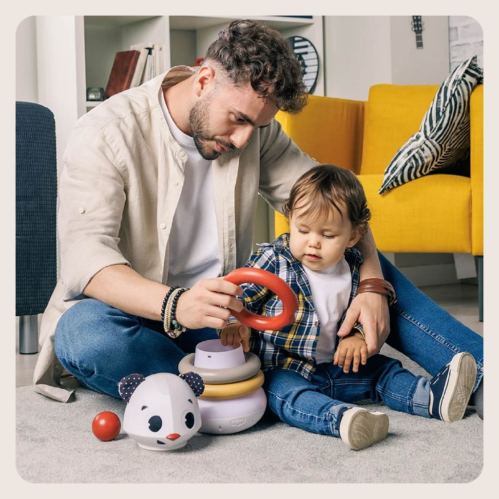 Tiny Rockers Stacking Toy ของเล่นเสริมพัฒนาการ ของเล่นห่วงต่อ — صورة 2