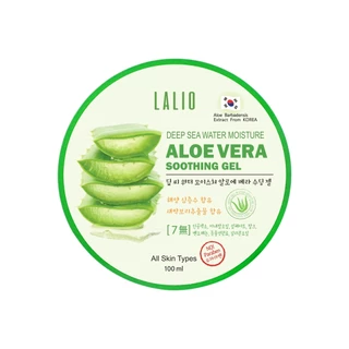 Lalio Deep Sea Water Moisture Aloe Vera Soothing Gel 100ml ลาลิโอ ดีฟ ซี วอเตอร์ มอยส์เจอร์ อโล เวล่า ซูทติ้ง เจล