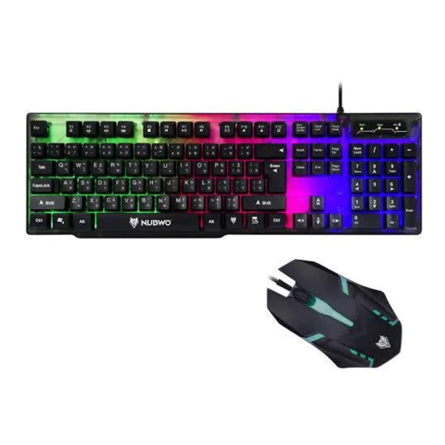 พร้อมส่ง NUBWO.​NKM-300 พร้อมเมาส์​INFAREZ (Gaming Keyboard)