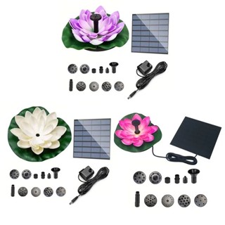 บางกอกสปอต น้ำพุกลางแจ้ง 7V 1.8W น้ำพุโซล่าเซลล์เล็ก ปั๊มน้ำ…