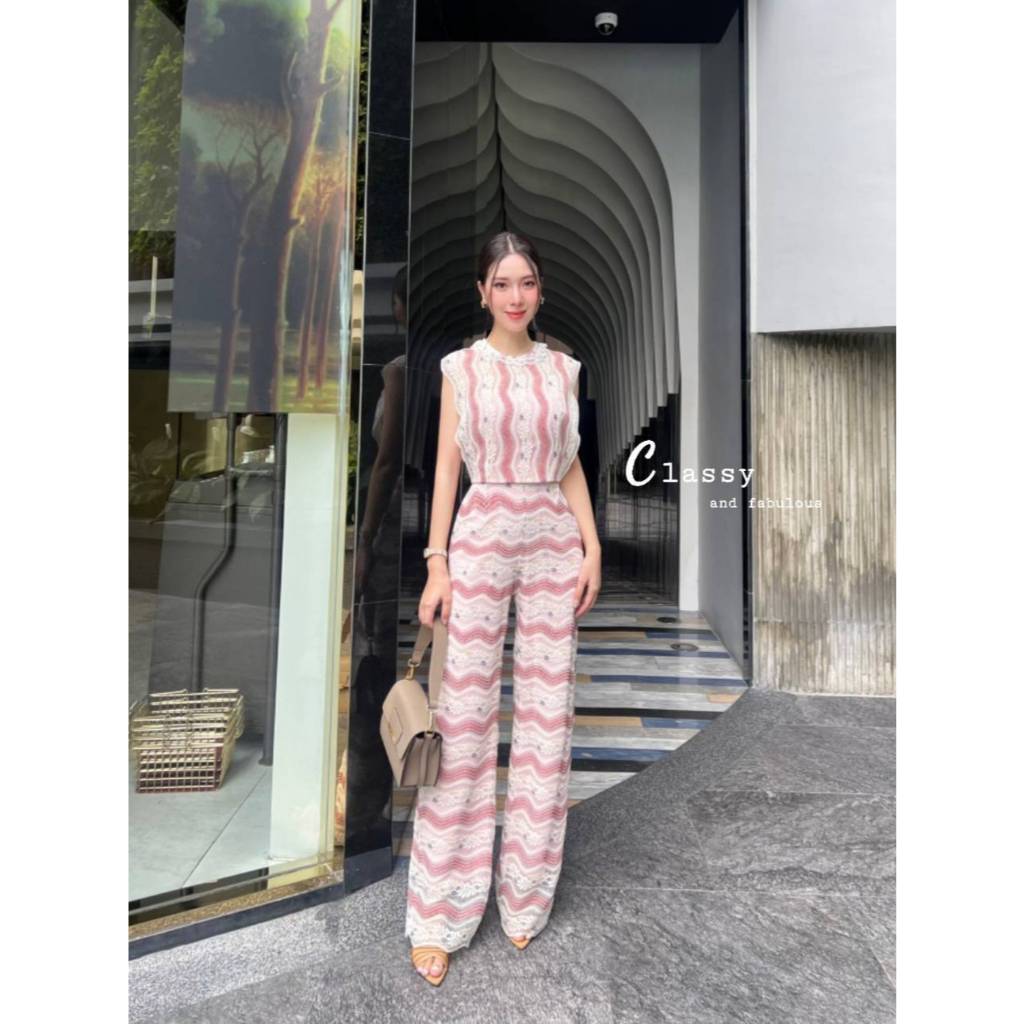 Classy And Fabulous​(คลาสซี่แอนด์เฟบูลัส) Set เสื้อ+กางเกงขายาว.13