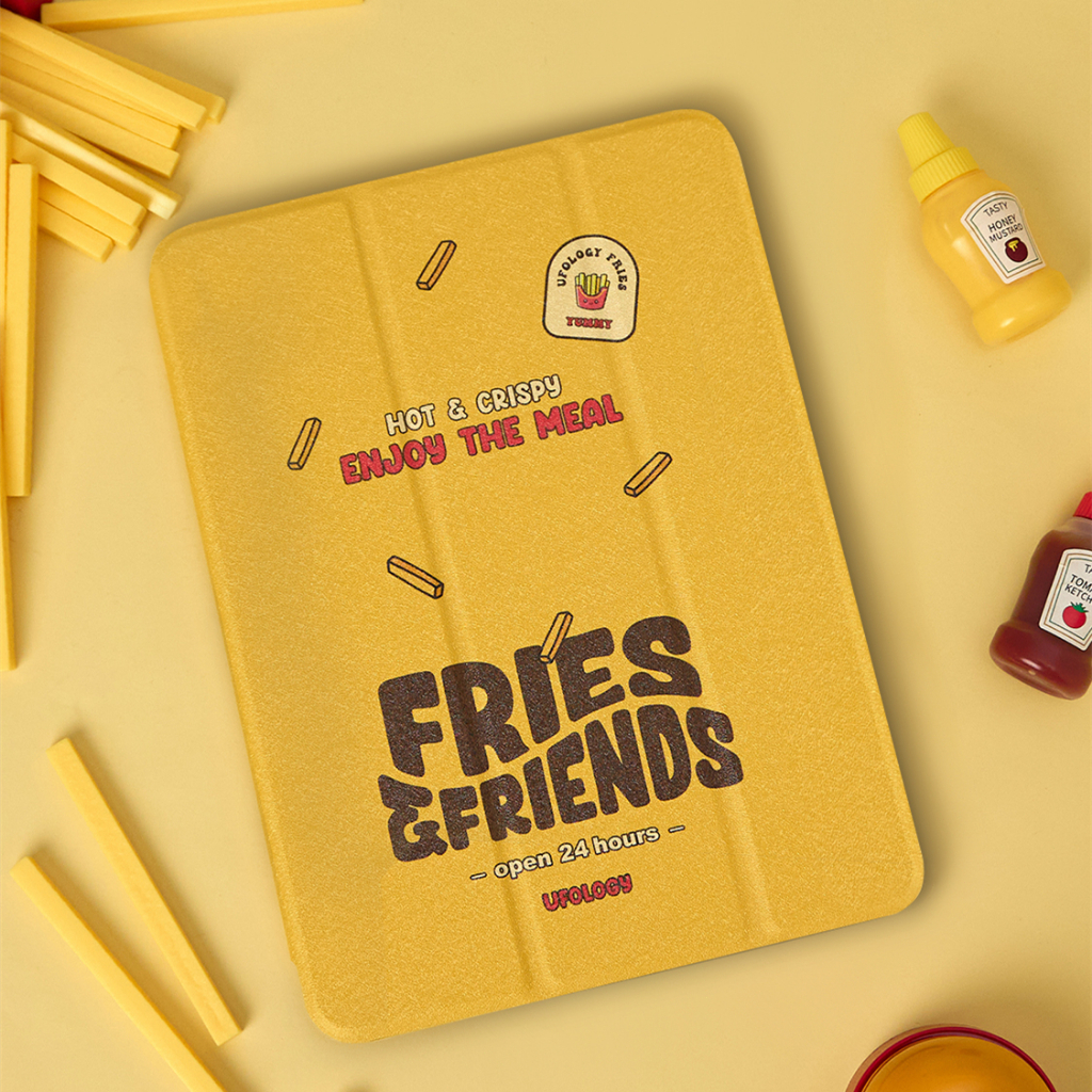 จัดส่งภายใน24ชั่วโมง เคสไอแพด มันฝรั่งทอด Pro11 2024 Air6 11 Gen10 fries เคสipad Gen9/8 mini7 Air5