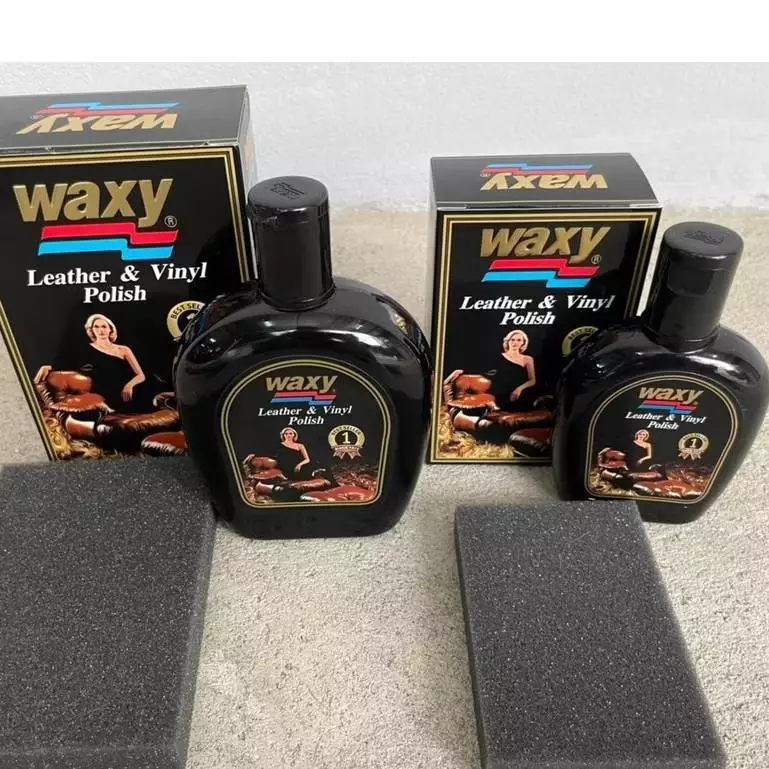 [🔥ของแท้] Waxy แว๊กซี่​ แว็กเคลือบเบาะหนัง เคลือบเงาเบาะ ป้องกันการแตกร้าว แห้งกรอบ และสีซีดจาง น้ำยารักษาเครื่องหนัง thumbnail 4