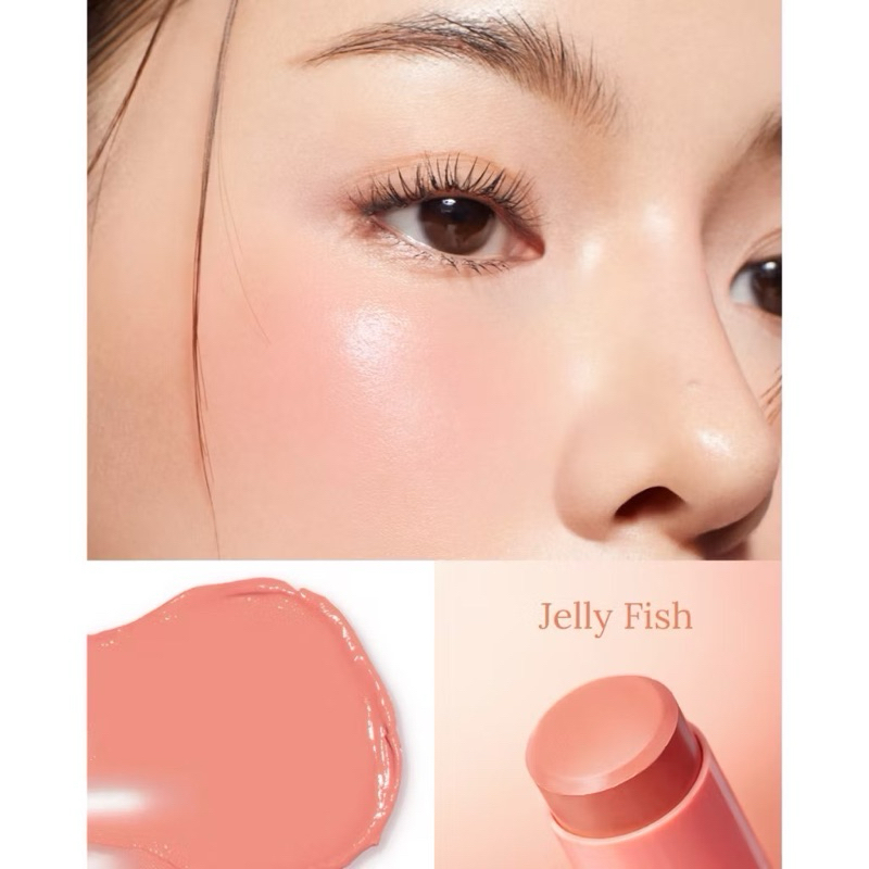 Merrezca Glowing Creamy Blush Stick ครีมบลัชผิวโกลว์ สูตรเบลอผิว