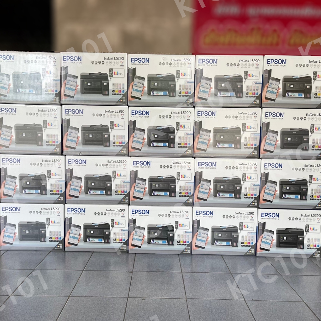 Epson L5290 ปริ้นเตอร์สี มัลติฟังก์ชัน (พิมพ์ ถ่ายเอกสาร สแกน แฟกซ์ WIFI) พร้อมหมึกแท้ 1 ชุด ประกันศูนย์ 2 ปี พร้อมส่ง