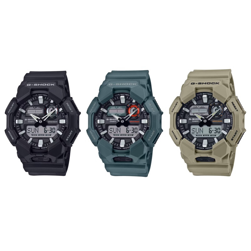 CASIO G-SHOCK GA-010-1A, GA-010-2A, GA-010-5A, GA-010 [10 YEAR BATTERY]