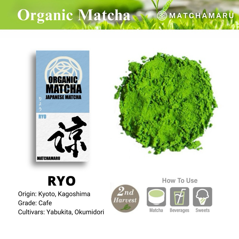 Ryo : Cafe grade matcha 100%