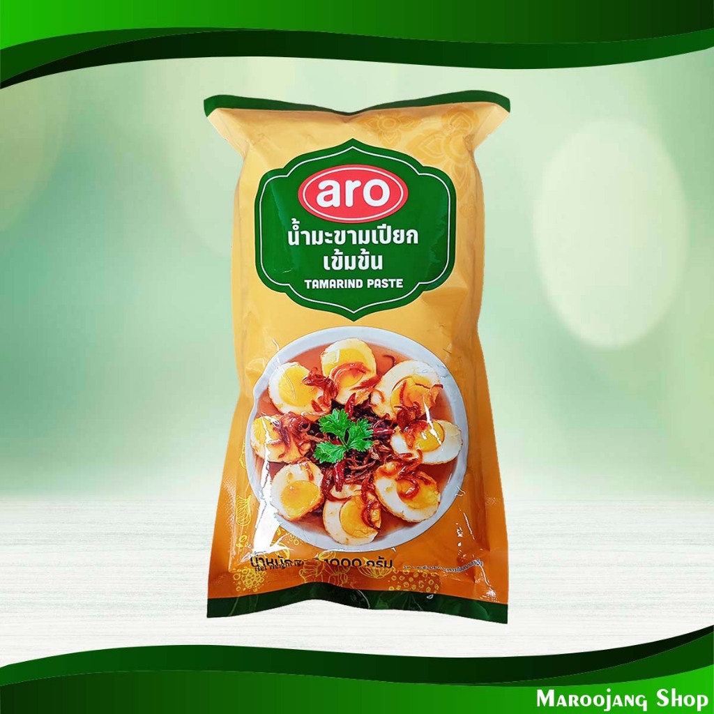 น้ำมะขามเปียกเข้มข้น เอโร่ 1000 กรัม Concentrated Tamarind Juice Aro ซอสมะขามเปียก