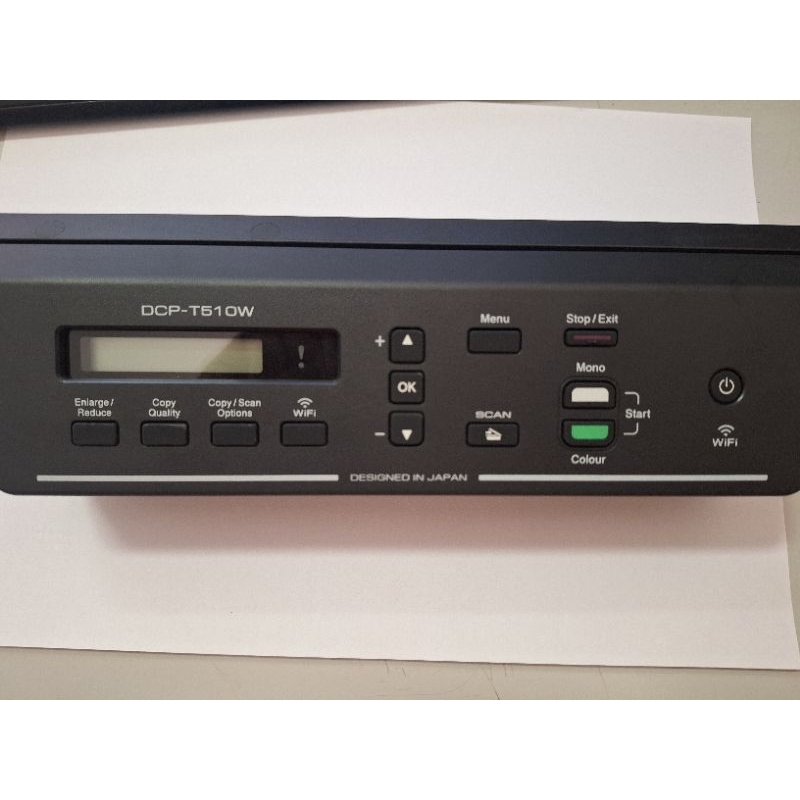 แผงหน้าจอ ควบคุม Brother DCP-T510w