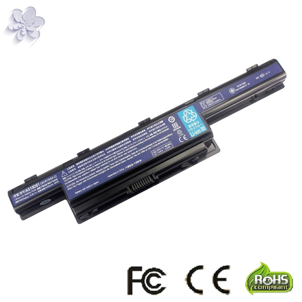 แบตเตอรี่สำหรับ Acer Aspire V3 V3-471G V3-551G V3-571G V3-771G Series AS10D75 AS10D41 AS10D51 AS10D6