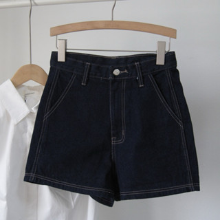 (ลดล้างสต็อก) #Belly_jeans 💫 กางเกงยีนส์ขาสั้นเอวสูง