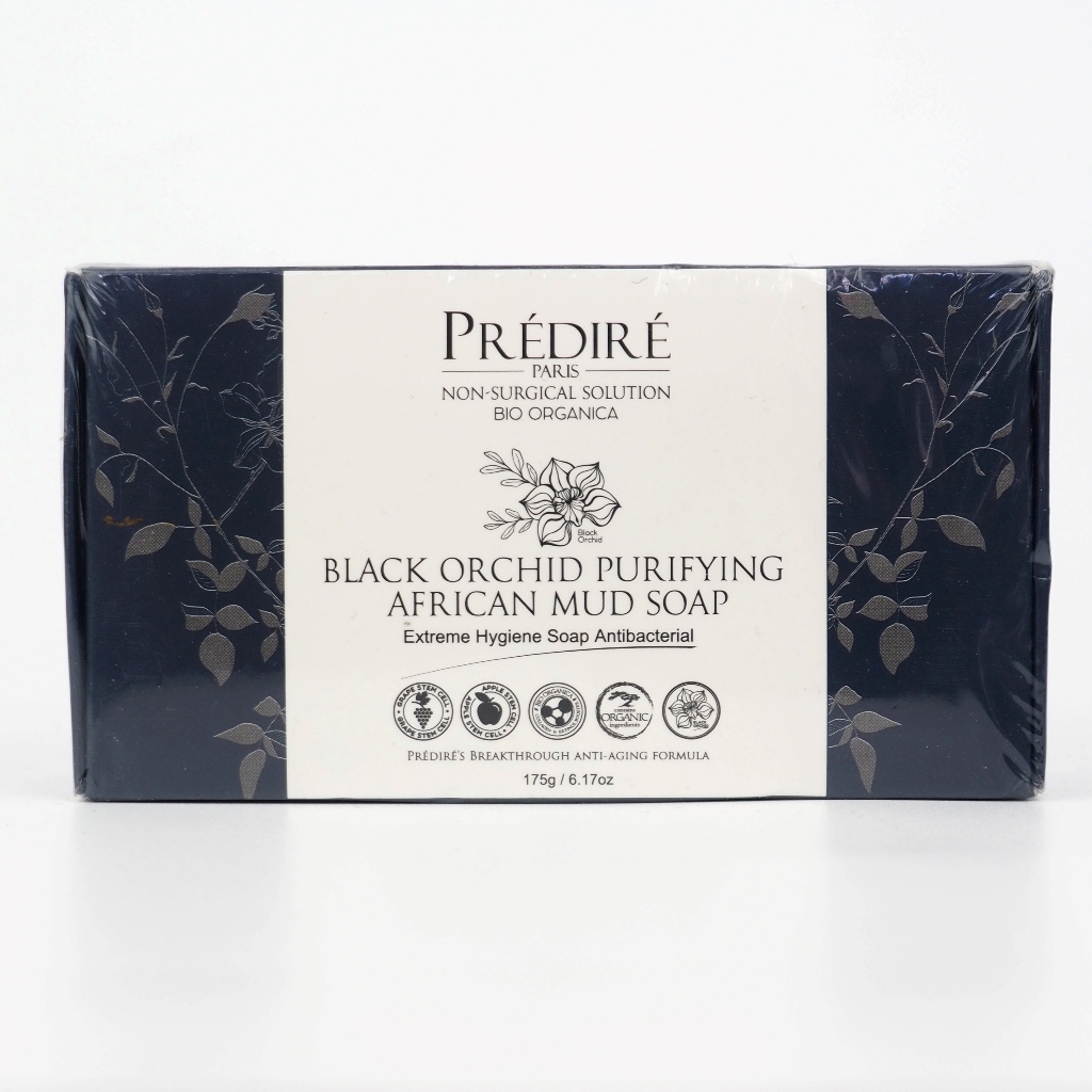 Predire Paris Black Orchid Purifying African Mud Soap สบู่โคลนแอฟริกันแบล็คออร์คิด