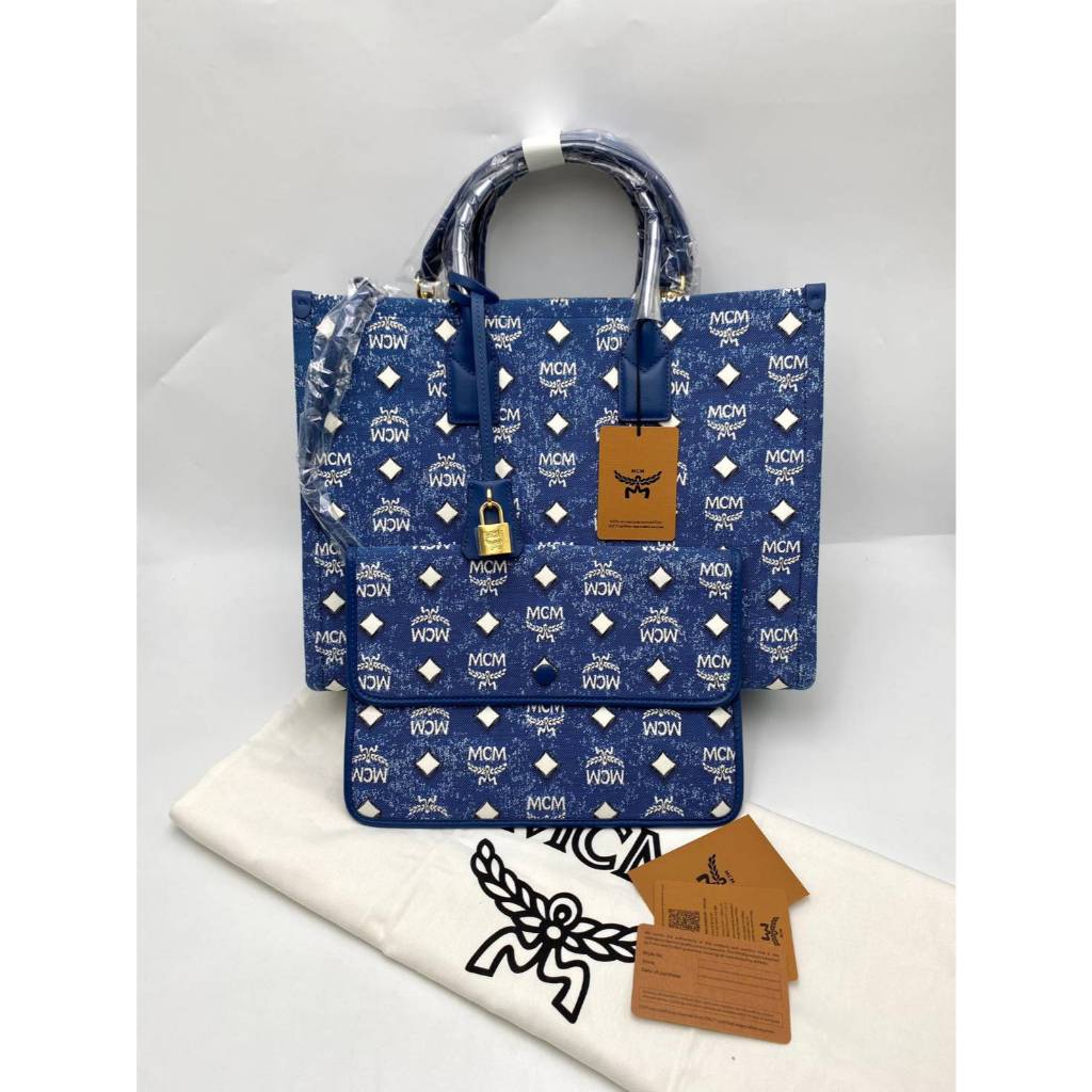 Mcm  Munchen Tote Large พร้อมใบลูก