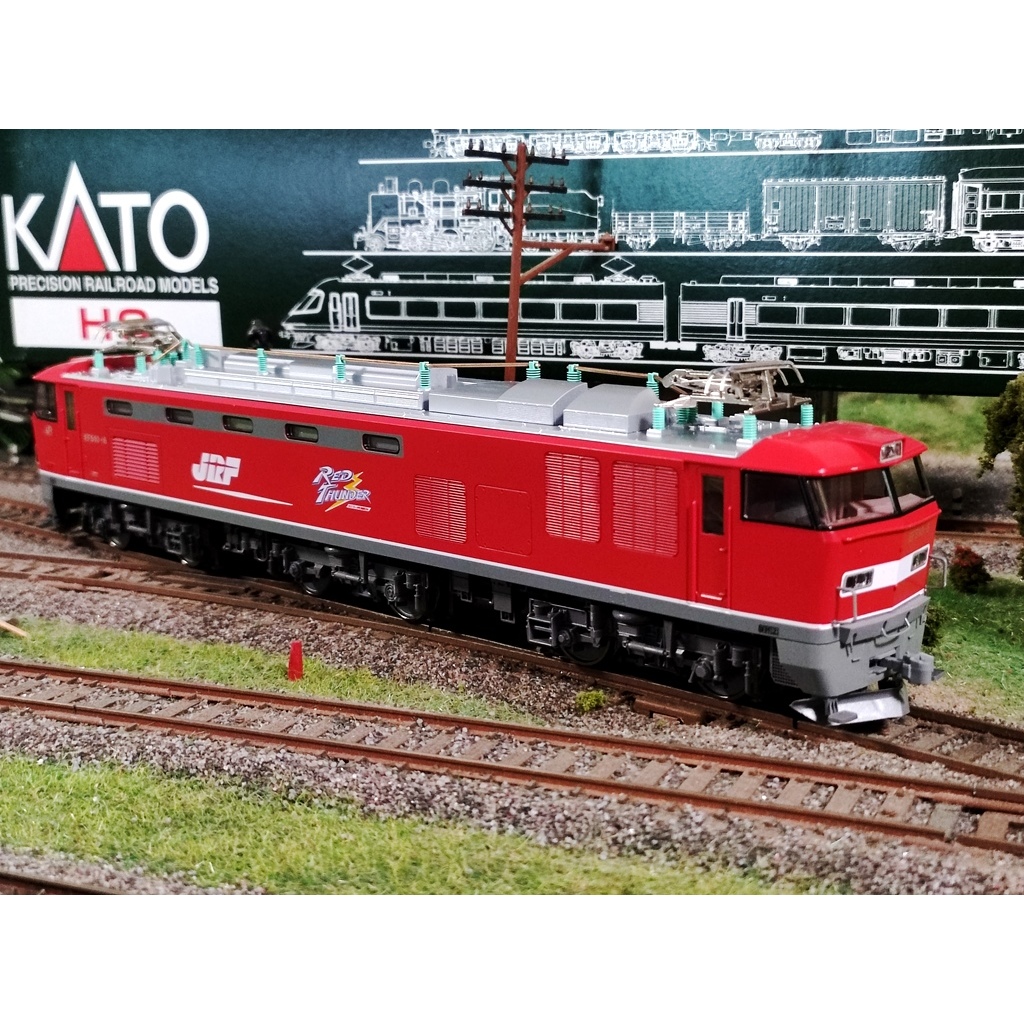 โมเดลรถไฟEF510 โมเดลรถไฟKato * มือสองสภาพดี * โมเดลรถไฟ Kato EF510 HO scale JRF Japan Rail Freight ร