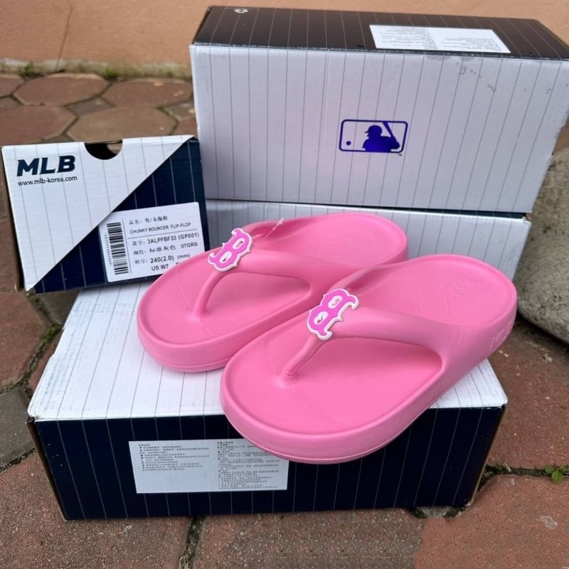 รองเท้าแตะ MLB รองเท้าแตะ NY ✔️มีกล่อง📦 ชนSHOP2025❤️