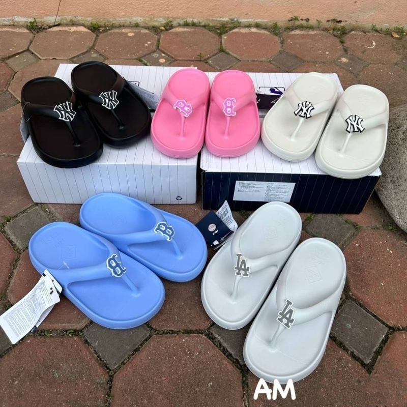 รองเท้าแตะ MLB รองเท้าแตะ NY ✔️มีกล่อง📦 ชนSHOP2025❤️