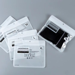 ถุงใส่กางเกงใน ถุงซิปล็อคกางเกงใน 100ใบ ถุงบรรจุกางเกงในซิปล…