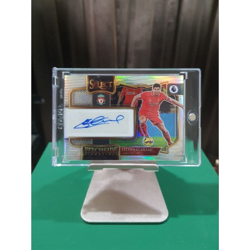 2022-2023 PANINI - SELECT PREMIER LEAGUE SOCCER : STEVEN GERRARD LIVERPOOL FC AUTOGRAPH