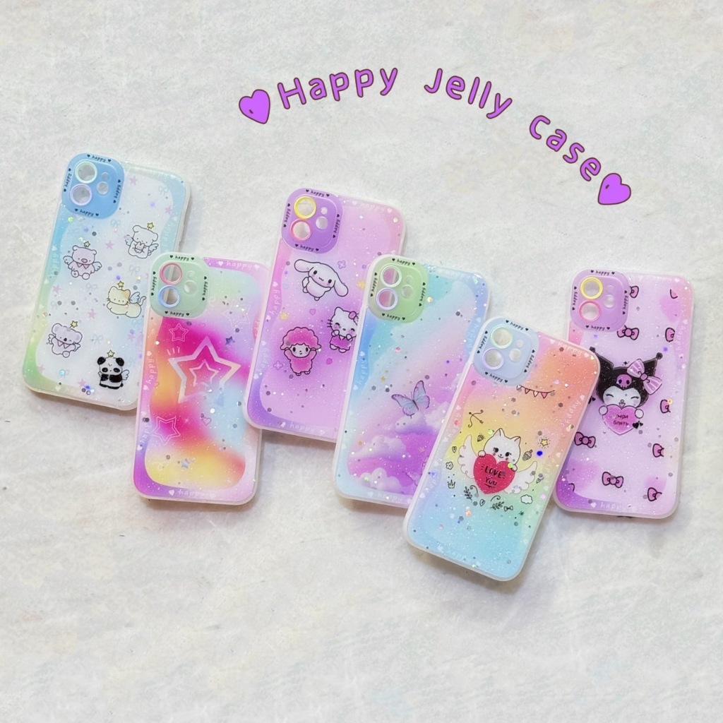 เคส Happy Jelly case samsung - A16 A14 A15 A05 A05s