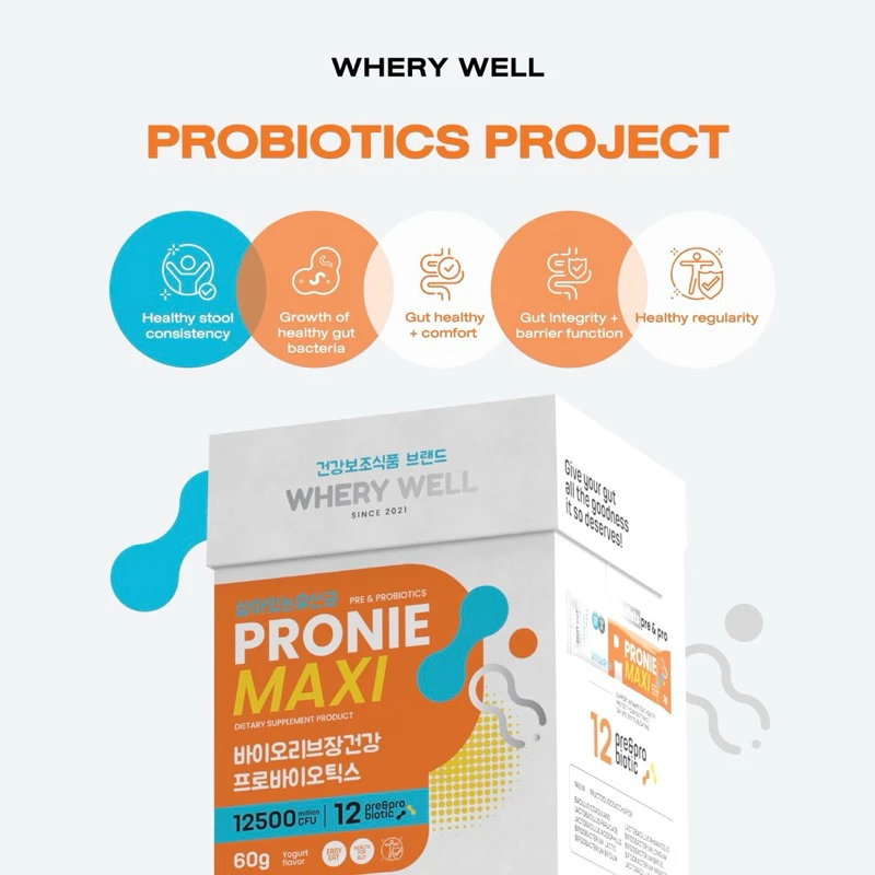 สินค้าพร้อมส่งของแท้จากบริษัท ! Whery well Pronie maxi โพรไบโอติกส์สูตรงานวิจัย 10 สายพันธุ์ thumbnail 6