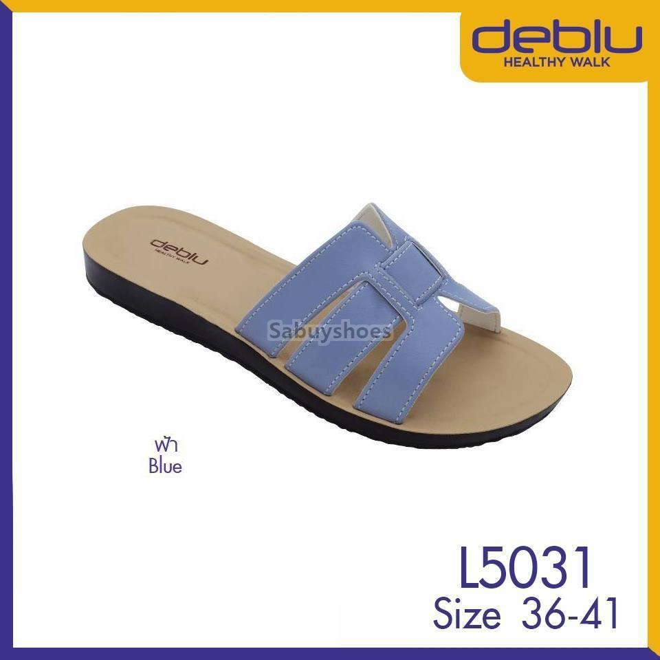 รองเท้าแตะเดอบลู Deblu แบบสวม รุ่น L5031 พื้นนุ่ม เบา ใส่สบาย