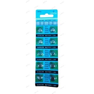พร้อมส่งจากไทย ถ่านกระดุม ถ่านเม็ด AG13 357A CX44 LR44W ถ่านนาฬิกา ถ่านใส่ของเล่น แพ๊ค 10 ก้อน ถ่าน 1.55 V