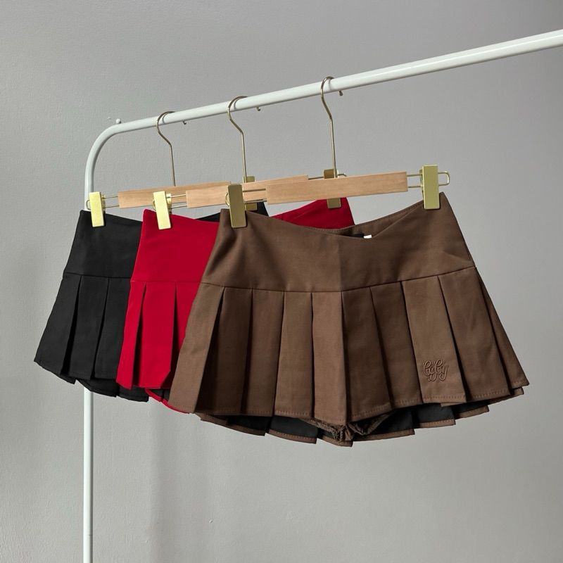 ANGELS.FAV | Lucy skirt ดีเทลล์เอววีเฉียงข้าง มีซับใน