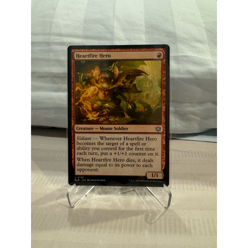 MTG Bloomburrow: Heartfire Hero