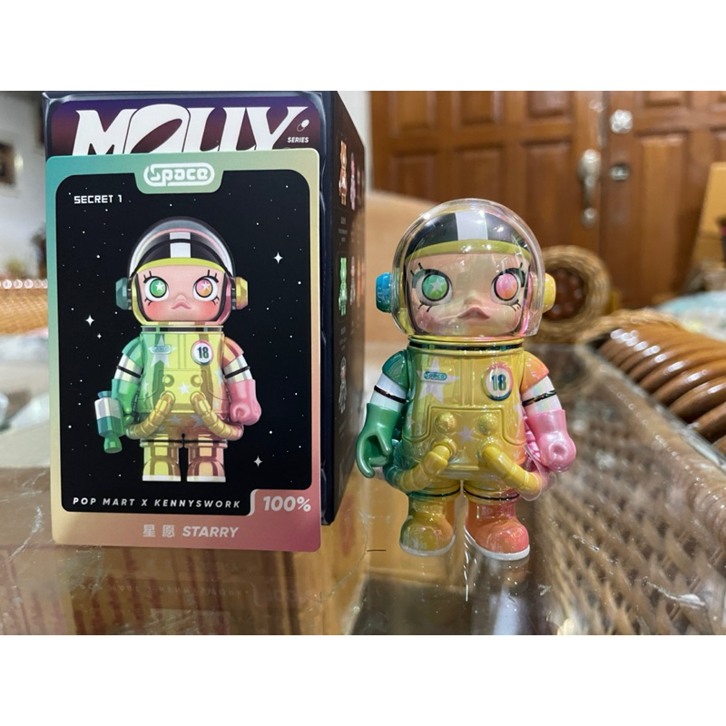 MEGA SPACE MOLLY 100% V3 Starry (Super Secret) แกะเช็คตัว นอนกล่อง ไม่เคยโชว์ 🔥โคดลด30%เก็บตอนเที่ยง