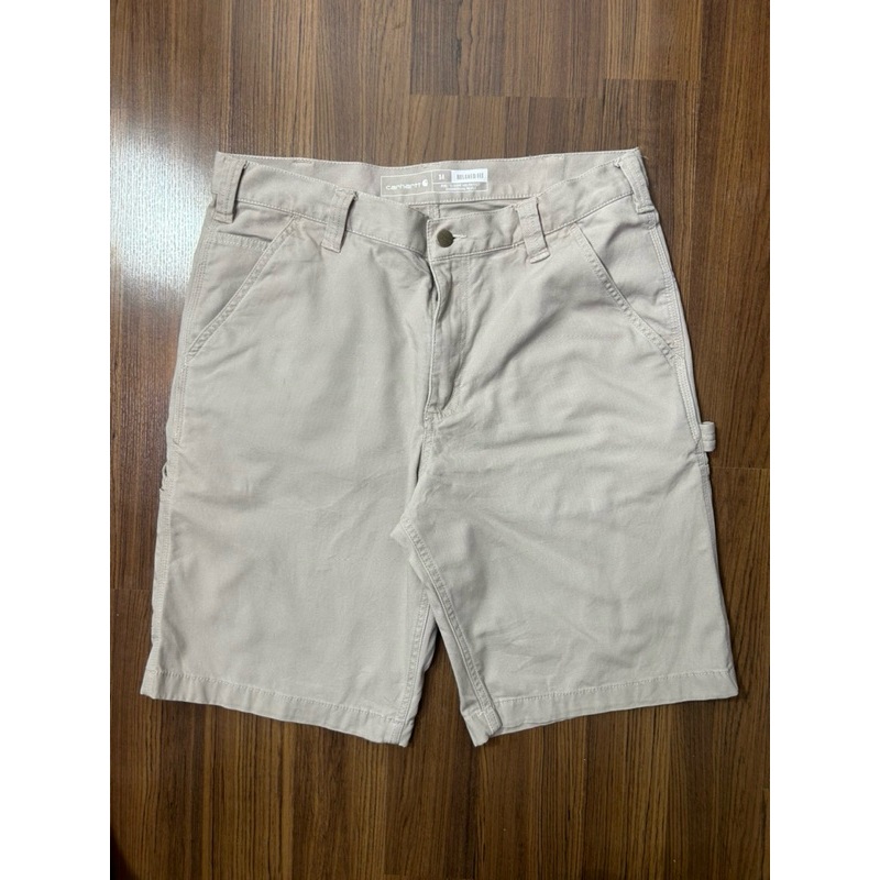 khaki canvas cargo pants carhartt (used)