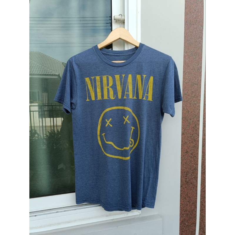 เสื้อวงมือสอง เสื้อวง nirvana Size M มือ2