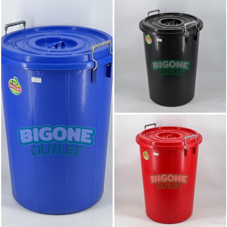 BigOne ถังน้ำพร้อมฝามาตรฐาน 80ลิตร 100ลิตร 120ลิตร สินค้าของแท้คุณภาพดี (No.5080, No.5100, No.5120)