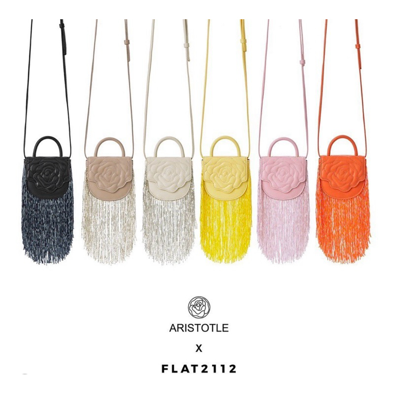 ส่งต่อ! กระเป๋า FLAT2112 X Aristotle Nano Pochette Fringie