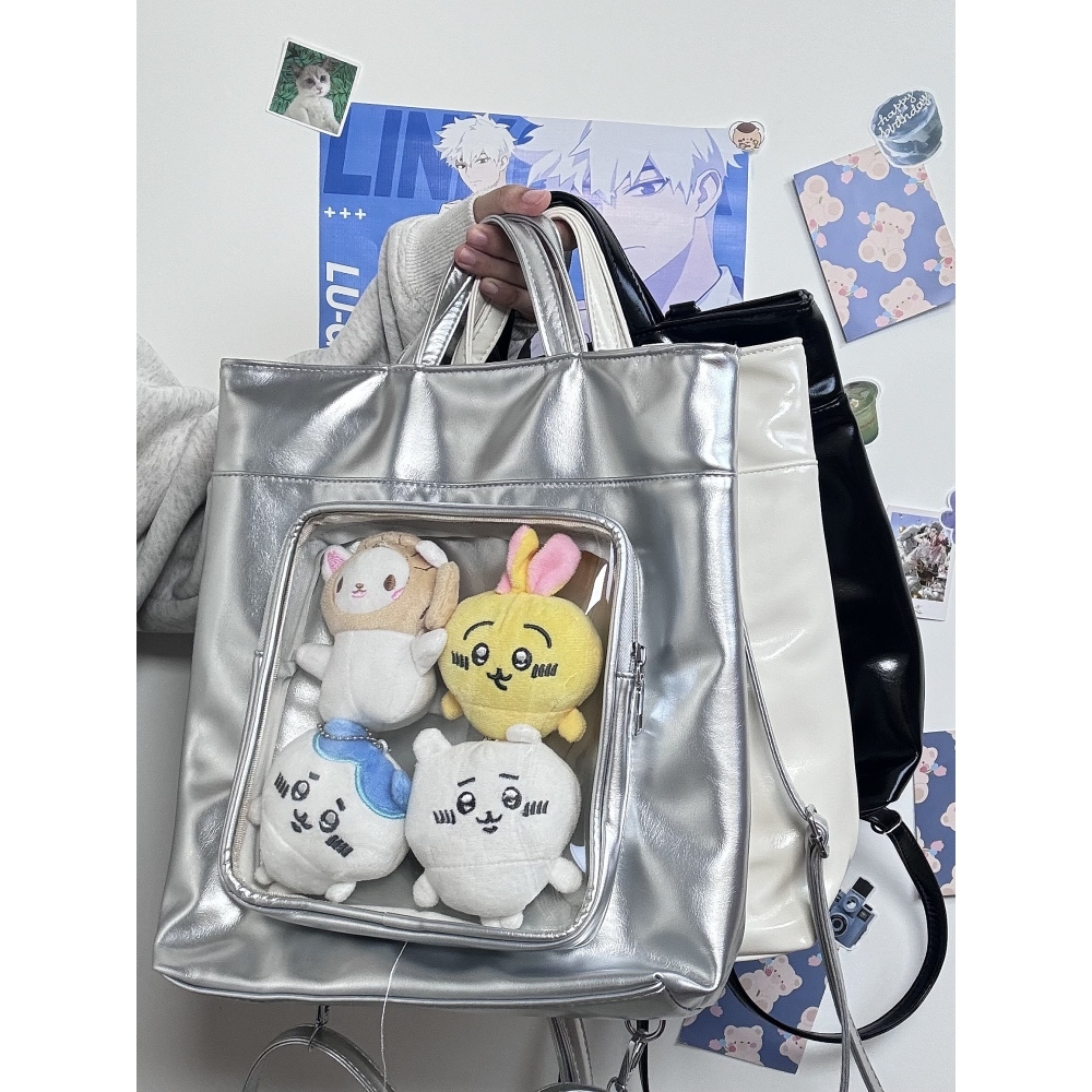 👜พร้อมส่ง😎 Funtory กระเป๋า Ita Bag หนังPU กระเป๋าถือ ไปคอน โชว์ตุ๊กตา กันน้ำ กันฝุ่น
