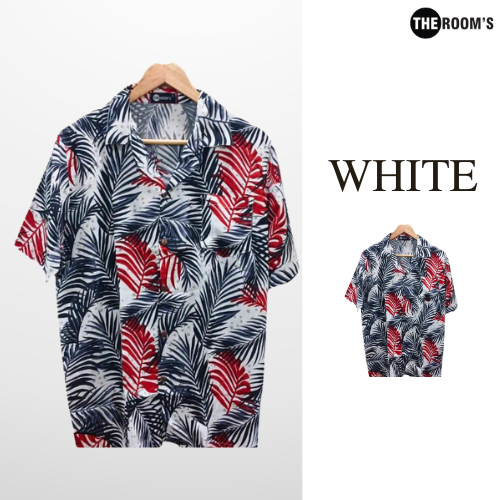 THE ROOM'S - เดอะรูม เสื้อฮาวาย โคตรนุ่ม แขนสั้น ผ้าสปัน ผ้าดีมาก ลายชูก้า — صورة 4