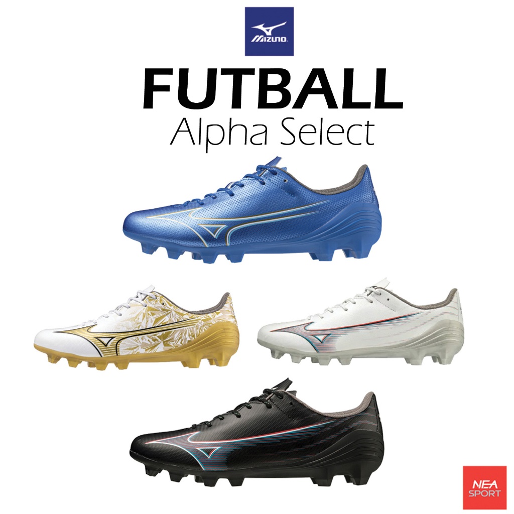 [ลด20% เก็บโค้ด 20XTRA1000] MIZUNO Alpha Select ตัวถูกสุด เน้นความคุ้มค่า รองเท้าฟุตบอล สตั๊ด มิซูโน่ แท้
