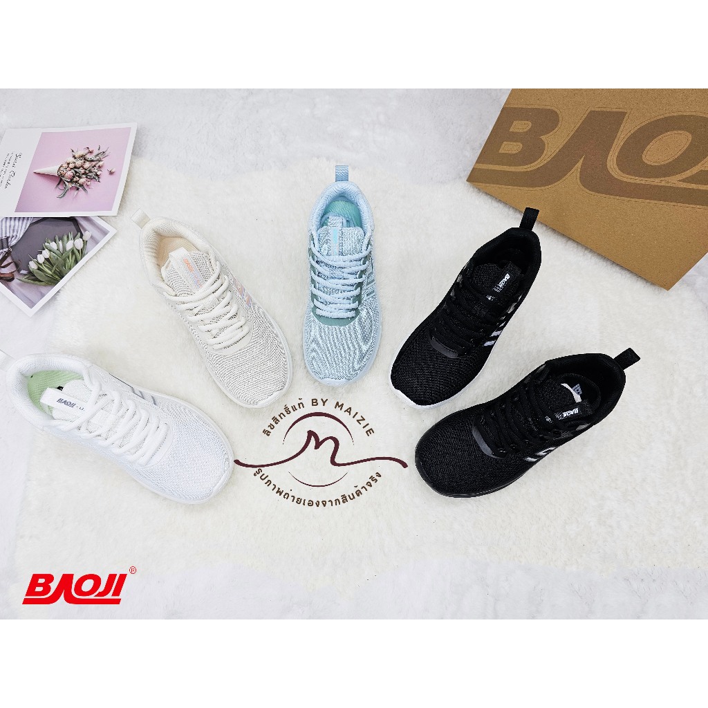 **BAOJI** [ลิขสิทธิ์แท้ ตัวแทนขายเอง] (BJW-1057) รองเท้าผ้าลำลอง ใส่ทำงาน ยืนนานๆ เดินนานๆ *ผู้หญิง* เบาหวิว