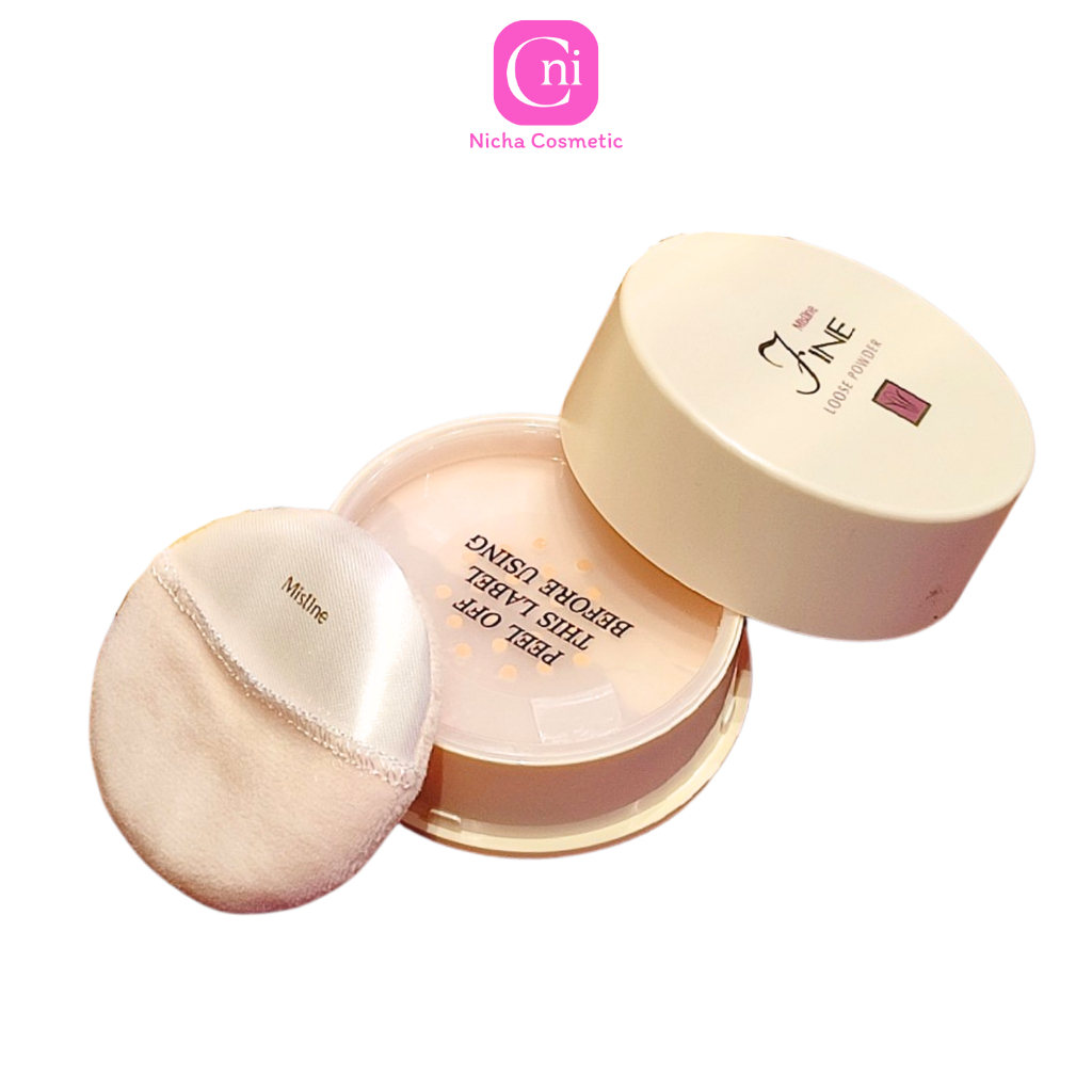 มิสทิน ไฟน์ ลูสพาวเดอร์ แป้งฝุ่น แต่งหน้าบางเบาเป็นธรรมชาติ Mistine Fine Loose Powder 20 g.