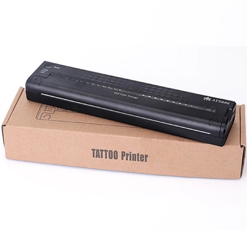 Tattoo เครื่องพิมพ์ ATS886/8018T บลูทูธความร้อน Tattoo Stencil Maker Transfer เครื่องแฟลช เครื่องลอก