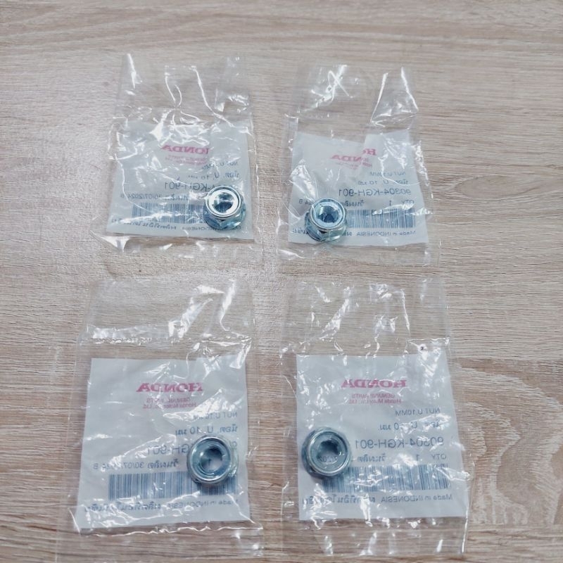 น็อตยึดสเตอร์หลัง10มม.(ตัวละ50)[90304-KGH-901]แท้ศูนย์/ใส่กับรถ/SONIC/โซนิคทุกรุ่นทุกปี/