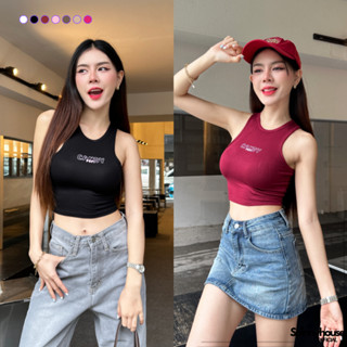 🌈SpinnyHouse🌈เสื้อกล้าม ผ้าเรย่อน สกรีนลายน่ารัก 🐰 ทรงสวยเก็…