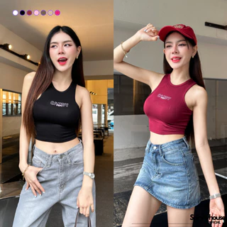 🌈SpinnyHouse🌈เสื้อกล้าม ผ้าเรย่อน สกรีนลายน่ารัก 🐰 ทรงสวยเก็บทรงดี ผ้าบางใส่สบาย พร้อมส่งทุกสีค่า รุ่น กล้ามCandypop