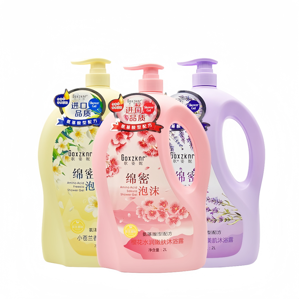 ครีมอาบน้ำแบบเจล ผิวนุ่มลื่นเรียบเนียน กลิ่นดอกซากุระ 2L