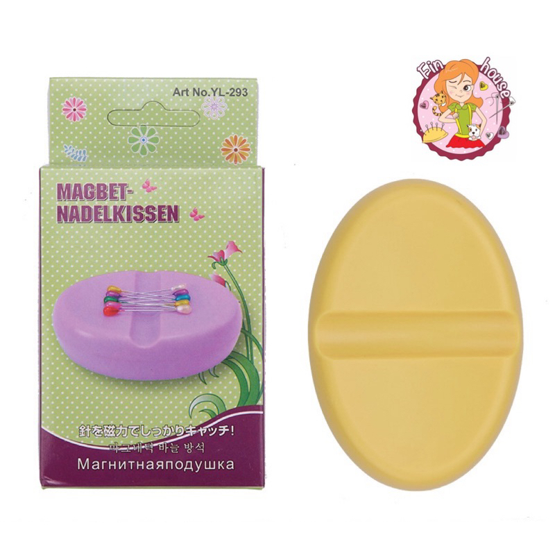 🧸 แม่เหล็กเก็บเข็มหมุด ถาดเก็บเข็มหมุด แม่เหล็กวางเข็มหมุด ที่วางเข็มเย็บผ้า ถาดดูดหมุด🧵🪡