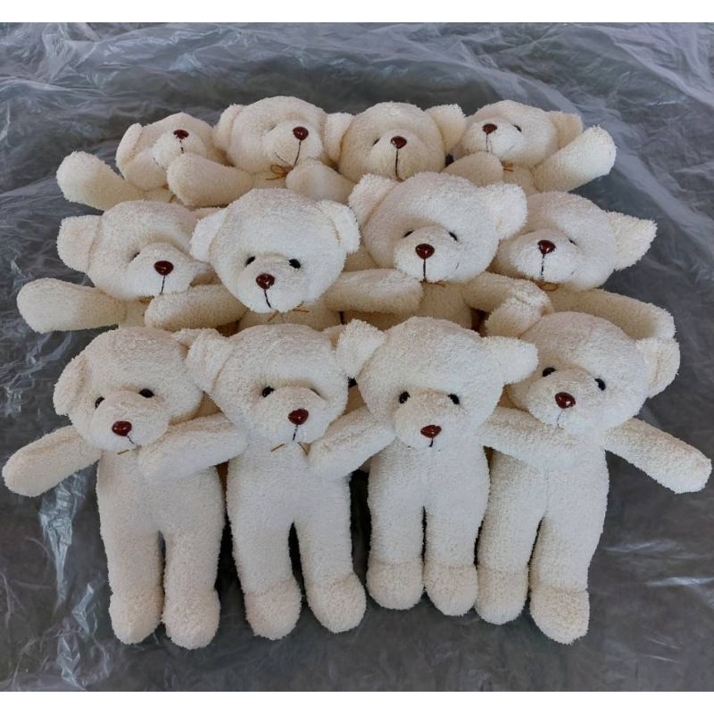 ตุ๊กตาหมีโหล 🐻ขนาด12นิ้ว 📌สุดคุ้ม1เซต12ตัว✅️แจกเด็กๆ จับฉลาก ทำช่อดอกไม้ - รูปที่ 2