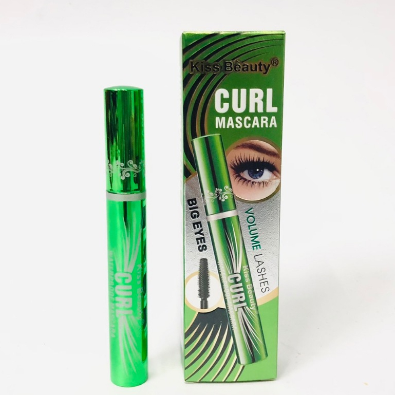66029-03B มาสคาร่าเขียว สีดำสนิท ขนตางอนยาวขึ้น MASCARA CURL VOLUM LASHES..