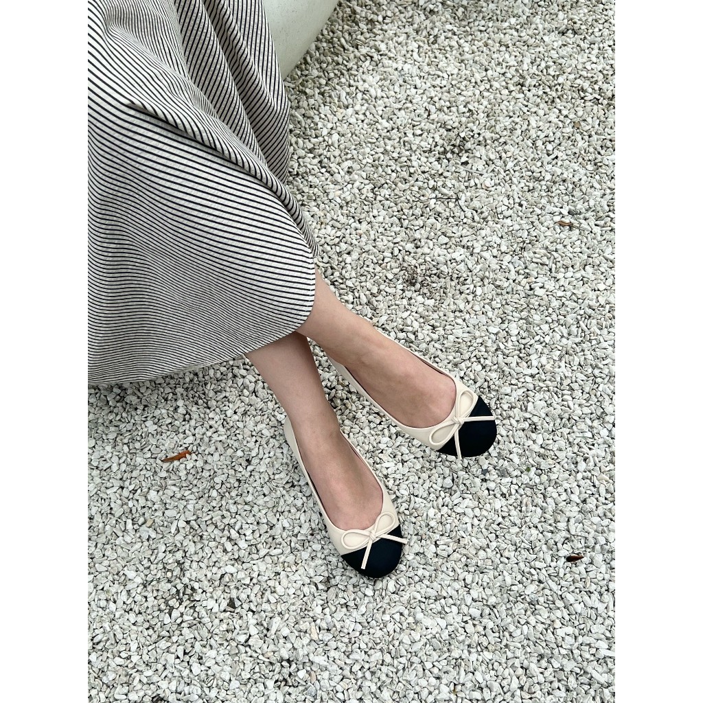 HaloBangkok รองเท้า Flat Shoes หนัง Pu Leather รุ่น LA39001