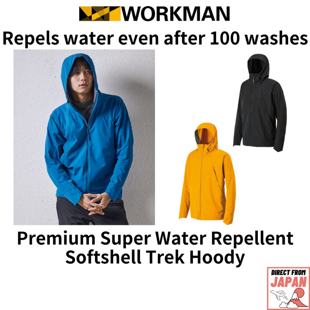 Workman Premium Super Water Repellent Softshell Trek Hoodyส่งตรงจากญี่ปุ่น