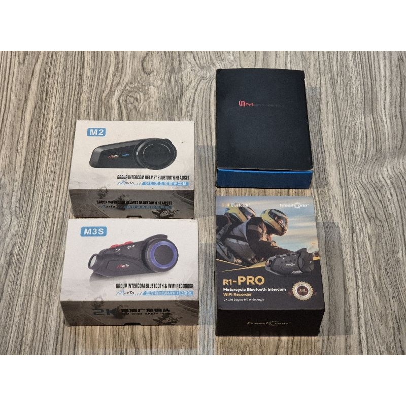 บลูทูธติดหมวกกันน็อค Freedconn R1 Pro , Maxto M3s , Maxto M2 , Mornystar S8